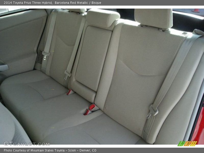 Barcelona Red Metallic / Bisque 2014 Toyota Prius Three Hybrid