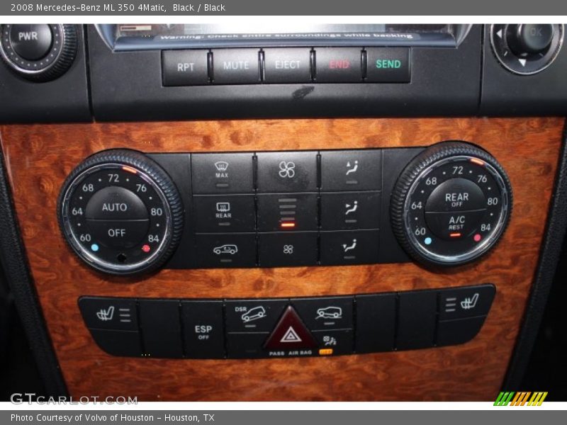 Black / Black 2008 Mercedes-Benz ML 350 4Matic