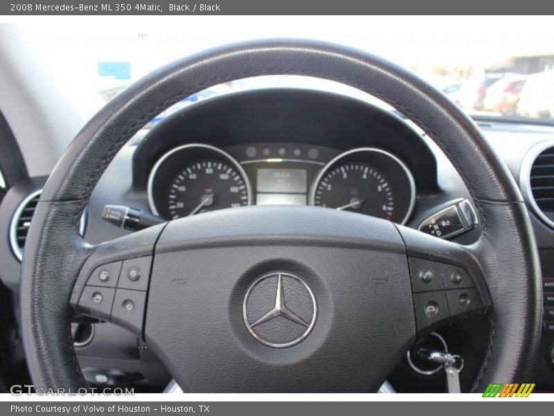 Black / Black 2008 Mercedes-Benz ML 350 4Matic