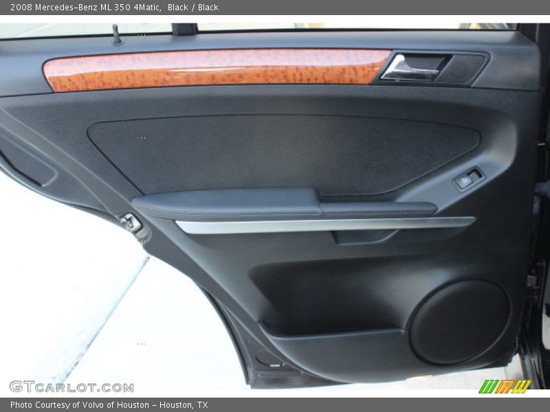 Black / Black 2008 Mercedes-Benz ML 350 4Matic