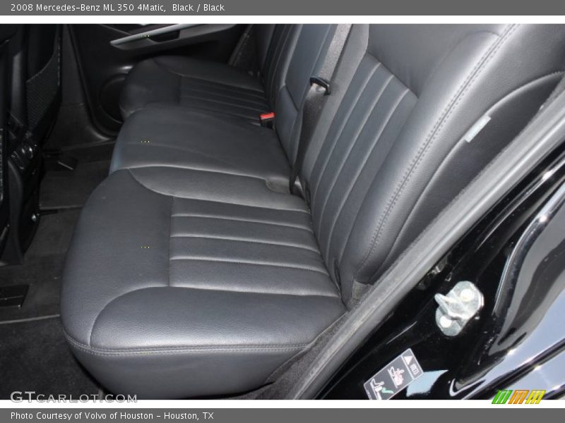 Black / Black 2008 Mercedes-Benz ML 350 4Matic