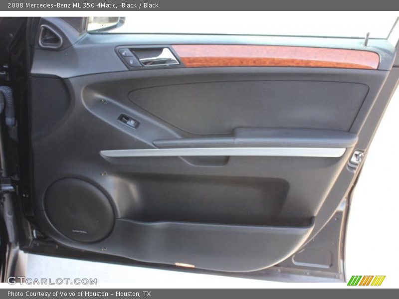 Black / Black 2008 Mercedes-Benz ML 350 4Matic