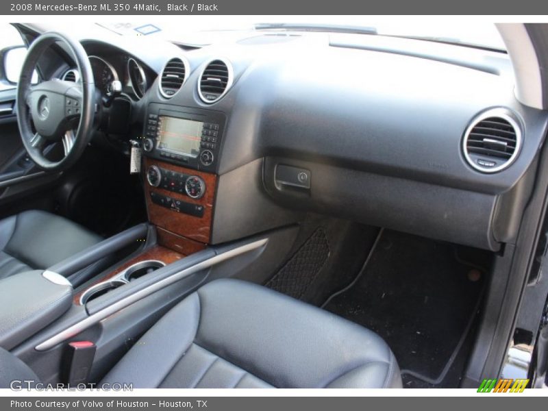 Black / Black 2008 Mercedes-Benz ML 350 4Matic