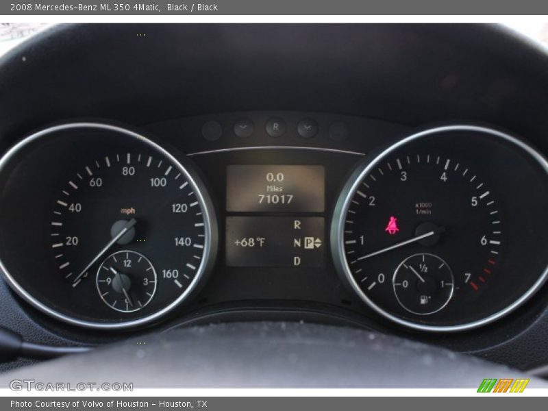 Black / Black 2008 Mercedes-Benz ML 350 4Matic