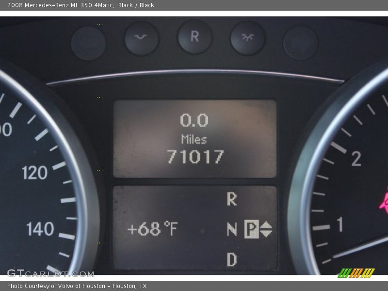 Black / Black 2008 Mercedes-Benz ML 350 4Matic