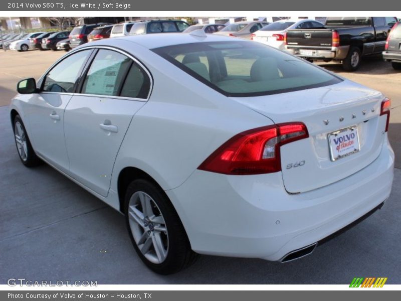 Ice White / Soft Beige 2014 Volvo S60 T5