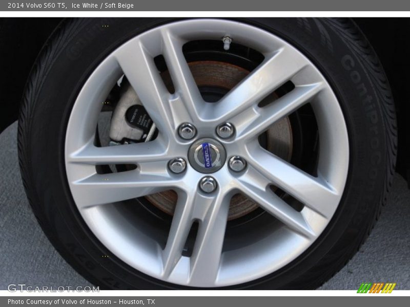 Ice White / Soft Beige 2014 Volvo S60 T5
