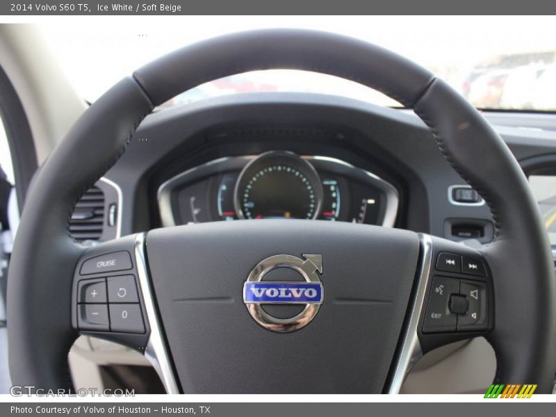 Ice White / Soft Beige 2014 Volvo S60 T5