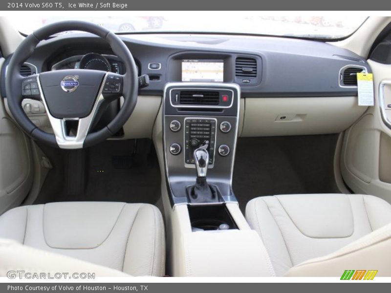 Ice White / Soft Beige 2014 Volvo S60 T5