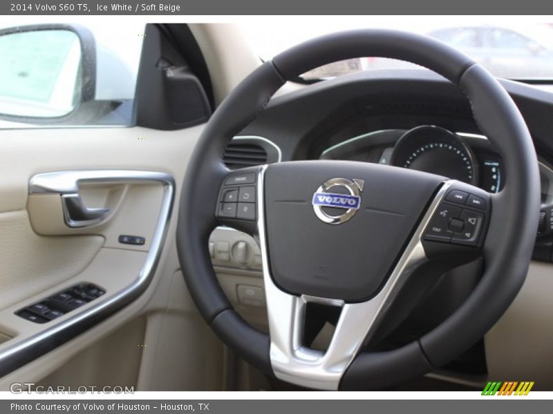 Ice White / Soft Beige 2014 Volvo S60 T5