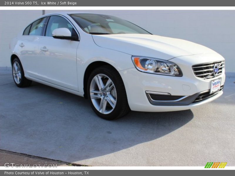 Ice White / Soft Beige 2014 Volvo S60 T5