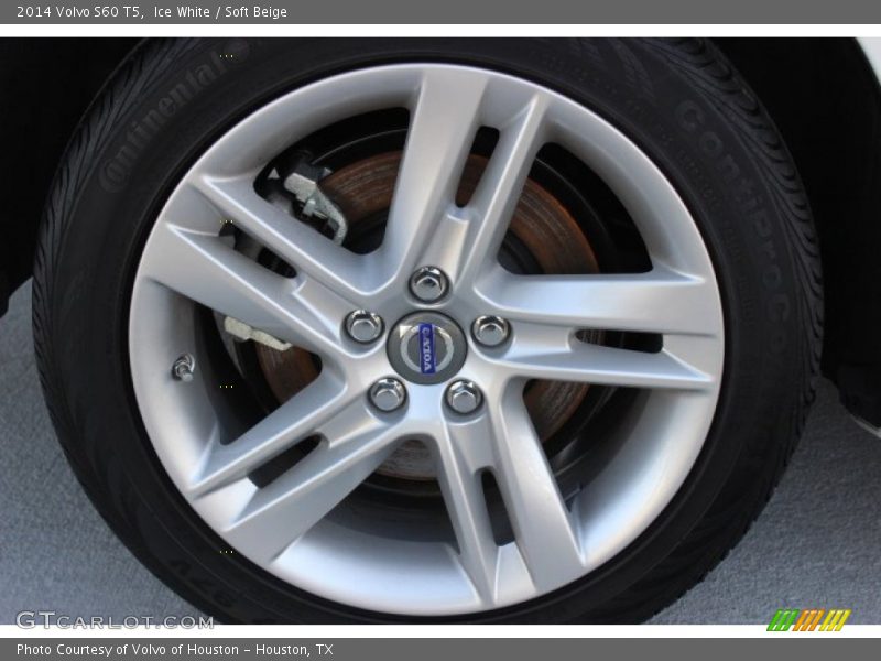 Ice White / Soft Beige 2014 Volvo S60 T5