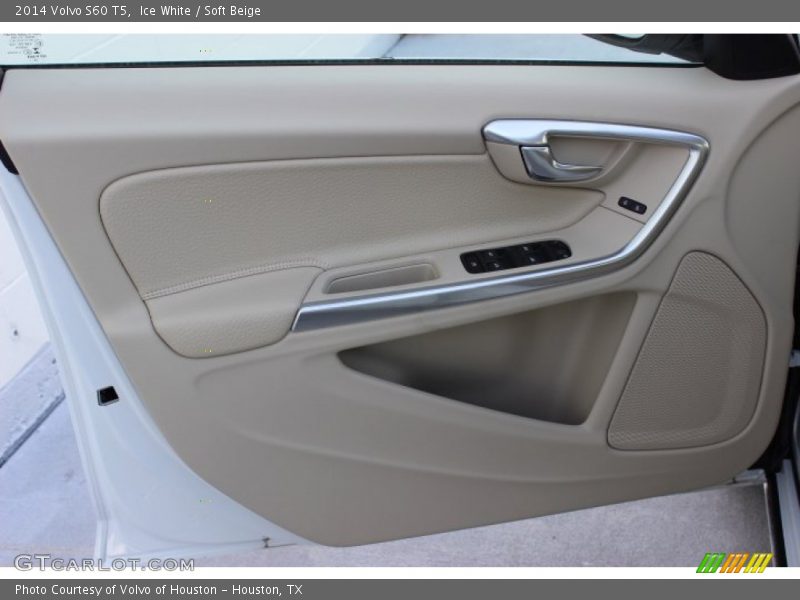 Ice White / Soft Beige 2014 Volvo S60 T5