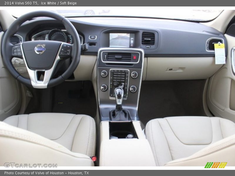 Ice White / Soft Beige 2014 Volvo S60 T5