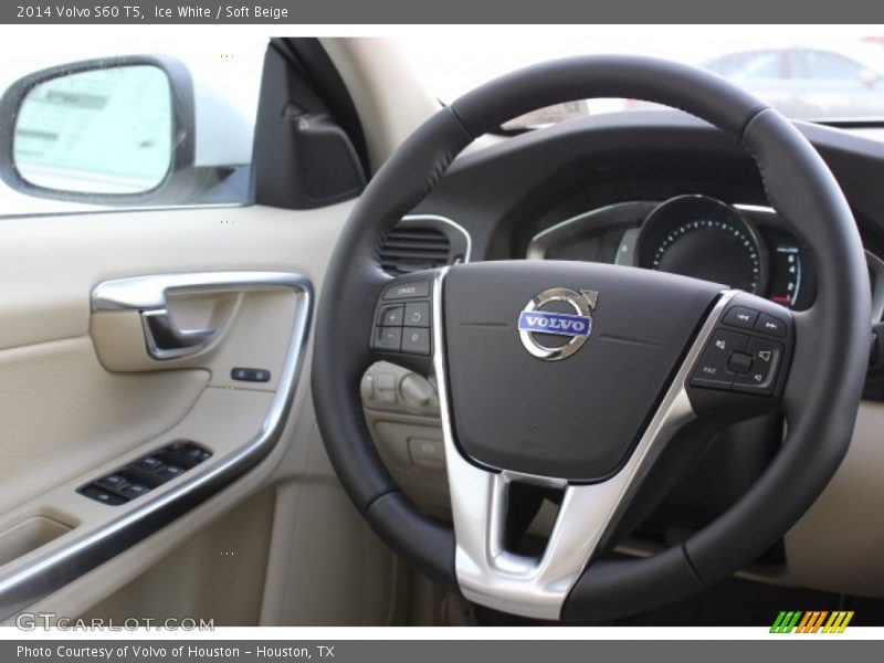 Ice White / Soft Beige 2014 Volvo S60 T5