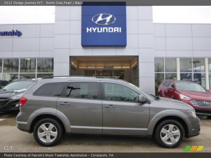 Storm Grey Pearl / Black 2012 Dodge Journey SXT
