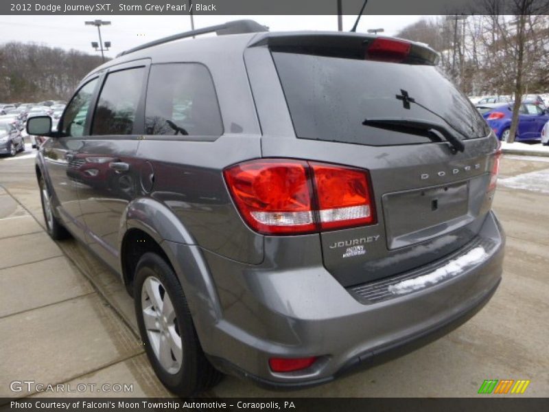 Storm Grey Pearl / Black 2012 Dodge Journey SXT