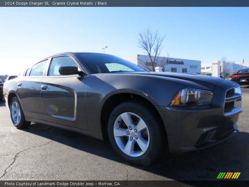 Granite Crystal Metallic / Black 2014 Dodge Charger SE