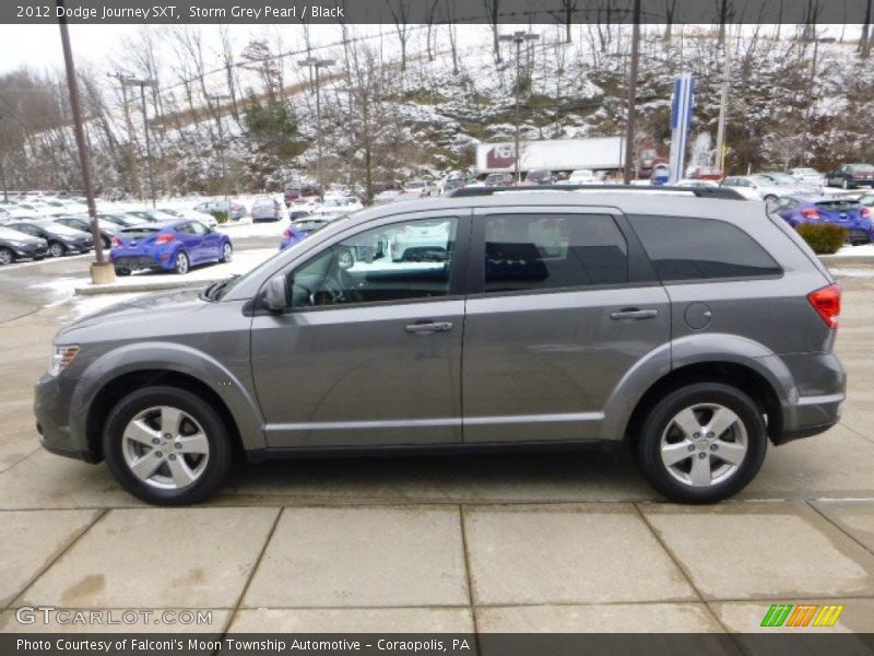 Storm Grey Pearl / Black 2012 Dodge Journey SXT