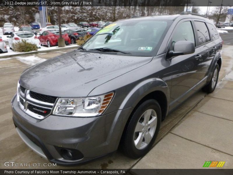 Storm Grey Pearl / Black 2012 Dodge Journey SXT