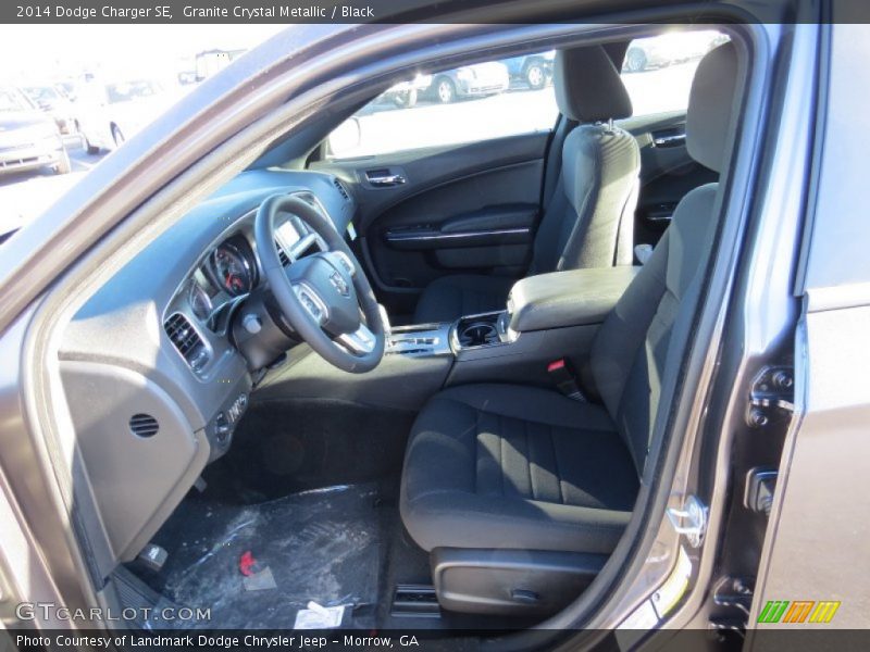 Granite Crystal Metallic / Black 2014 Dodge Charger SE