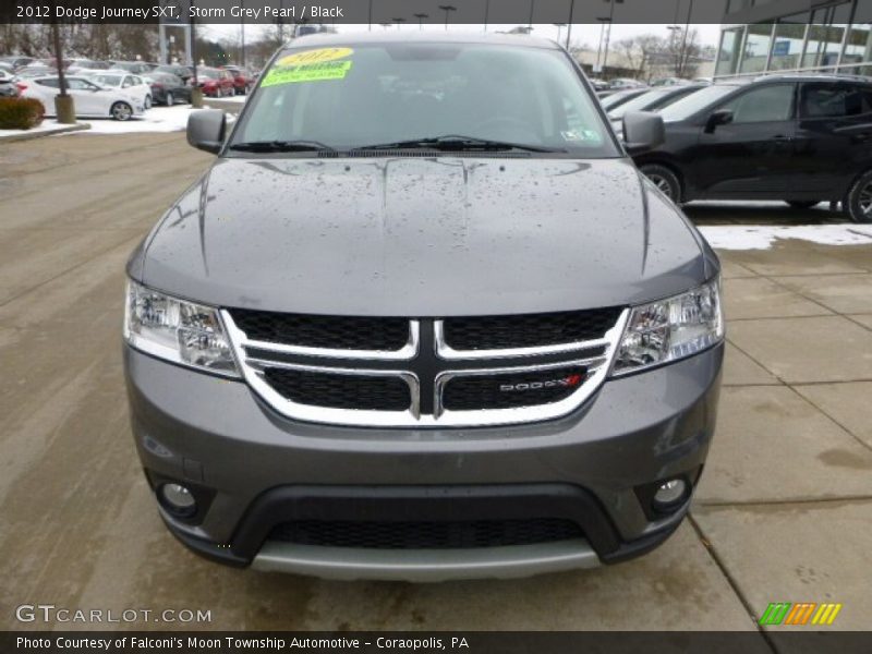 Storm Grey Pearl / Black 2012 Dodge Journey SXT