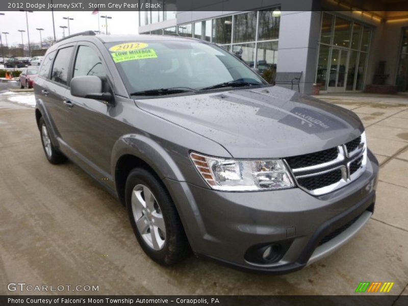 Storm Grey Pearl / Black 2012 Dodge Journey SXT