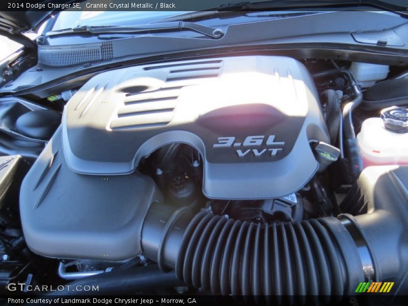 Granite Crystal Metallic / Black 2014 Dodge Charger SE