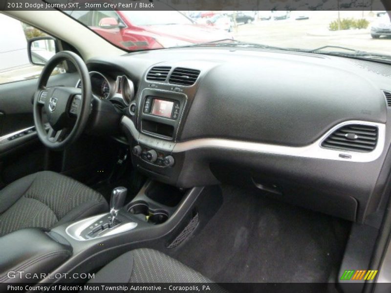Storm Grey Pearl / Black 2012 Dodge Journey SXT