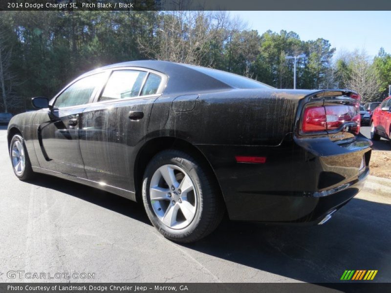 Pitch Black / Black 2014 Dodge Charger SE