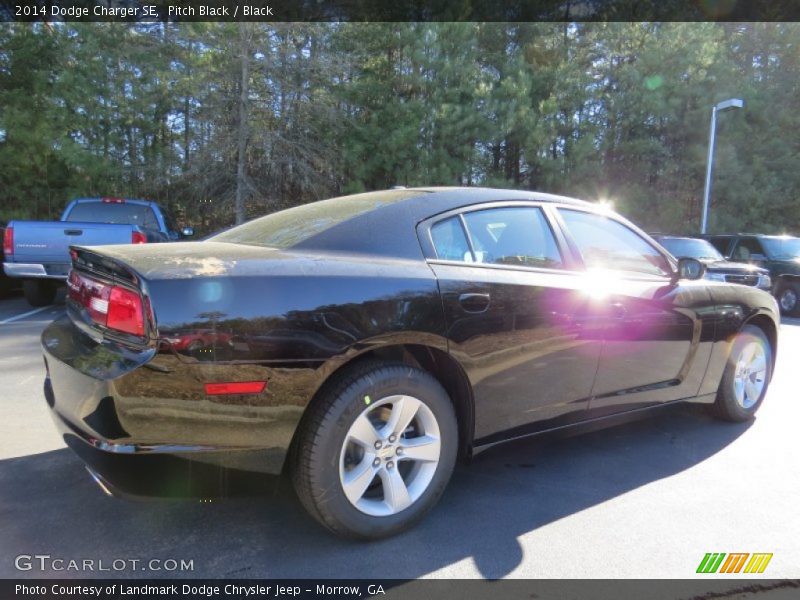 Pitch Black / Black 2014 Dodge Charger SE