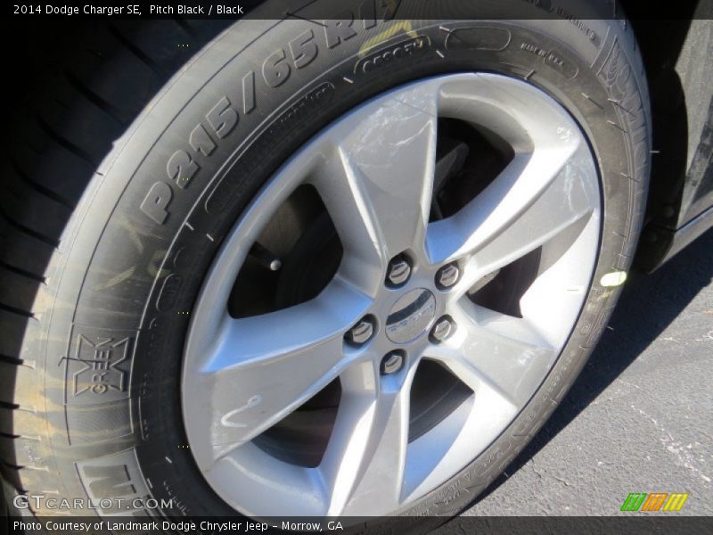 Pitch Black / Black 2014 Dodge Charger SE