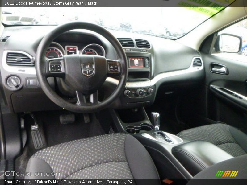 Storm Grey Pearl / Black 2012 Dodge Journey SXT