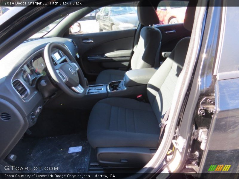 Pitch Black / Black 2014 Dodge Charger SE