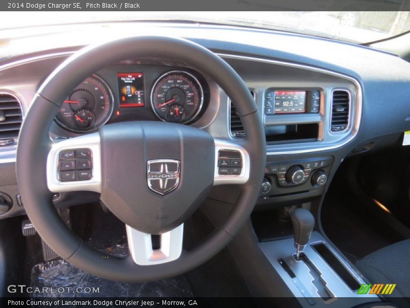 Pitch Black / Black 2014 Dodge Charger SE