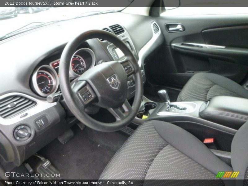 Storm Grey Pearl / Black 2012 Dodge Journey SXT