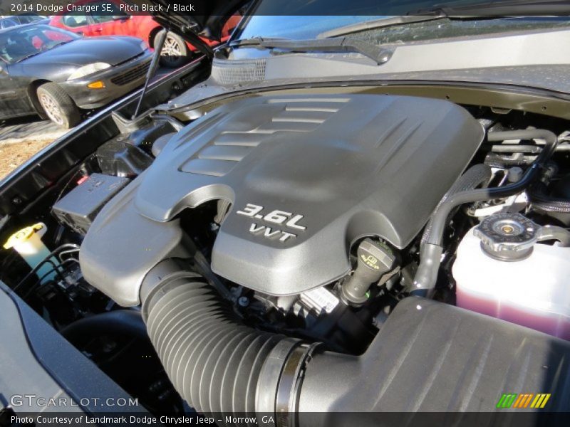 Pitch Black / Black 2014 Dodge Charger SE