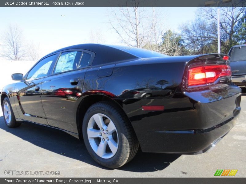 Pitch Black / Black 2014 Dodge Charger SE