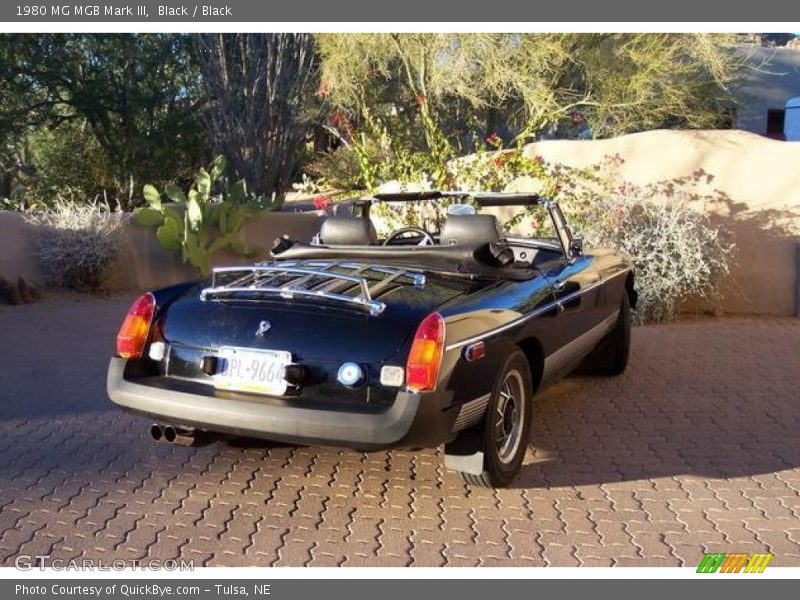 Black / Black 1980 MG MGB Mark III