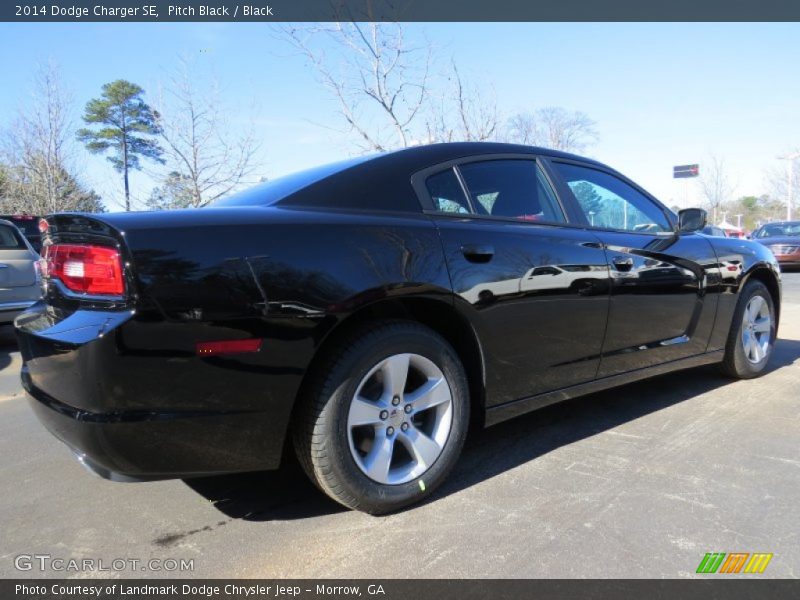 Pitch Black / Black 2014 Dodge Charger SE