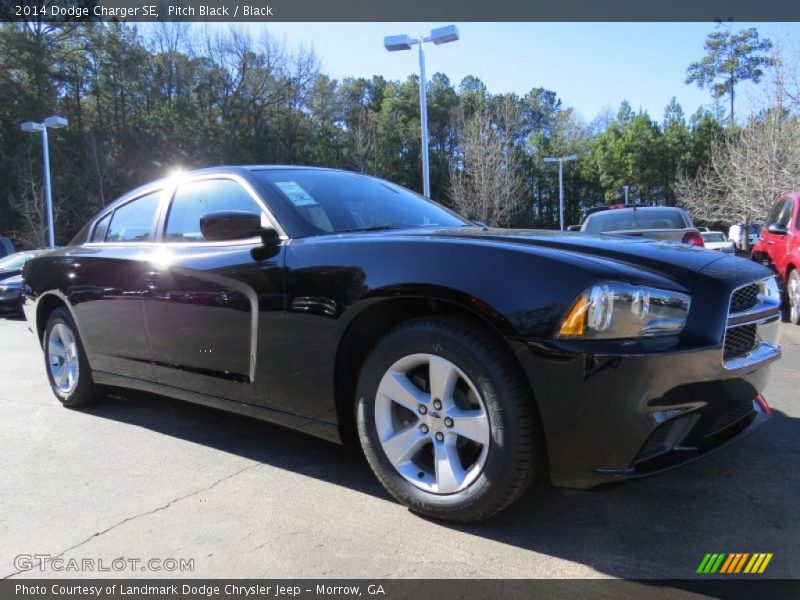 Pitch Black / Black 2014 Dodge Charger SE