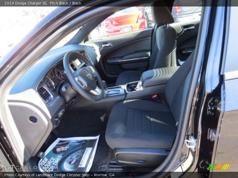 Pitch Black / Black 2014 Dodge Charger SE