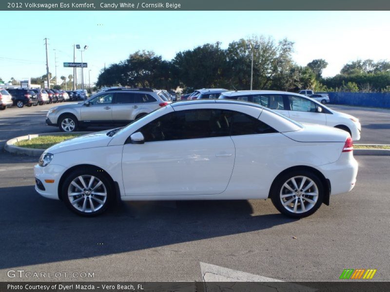 Candy White / Cornsilk Beige 2012 Volkswagen Eos Komfort