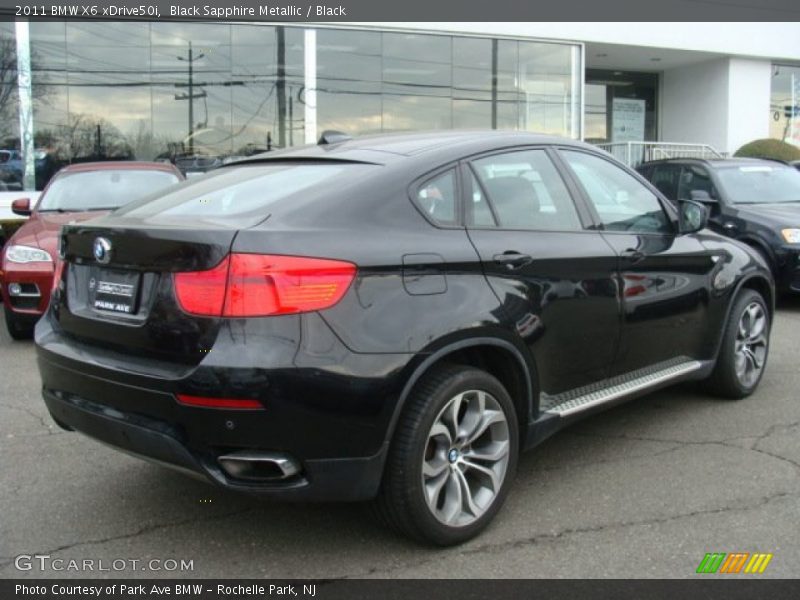 Black Sapphire Metallic / Black 2011 BMW X6 xDrive50i