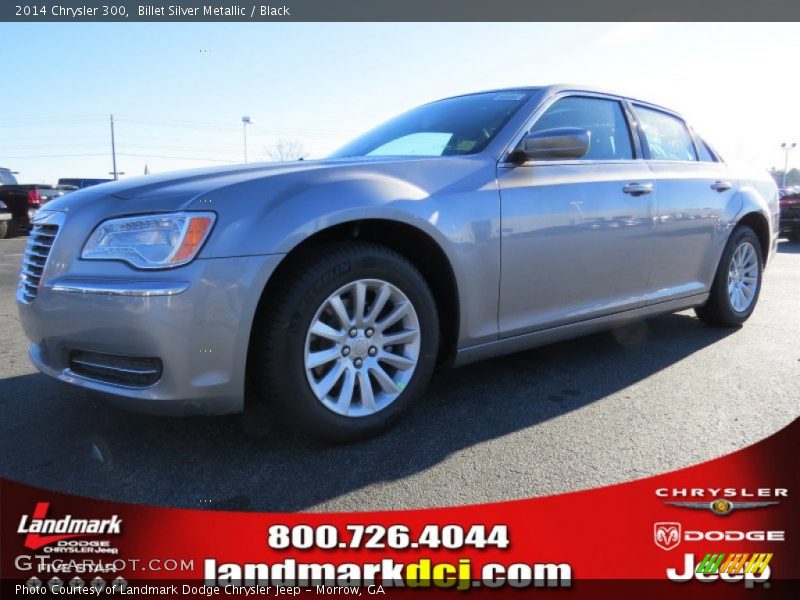 Billet Silver Metallic / Black 2014 Chrysler 300