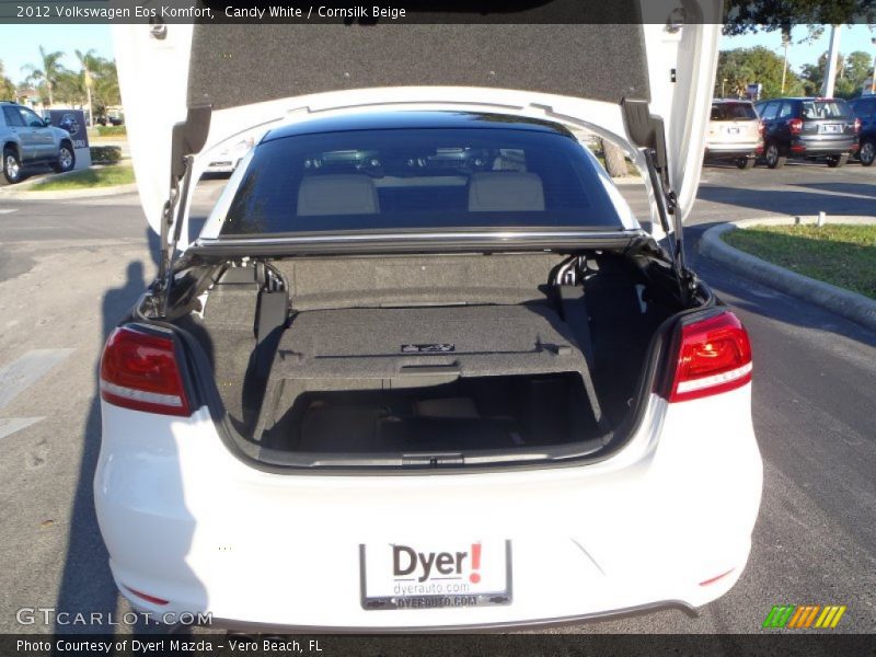 Candy White / Cornsilk Beige 2012 Volkswagen Eos Komfort