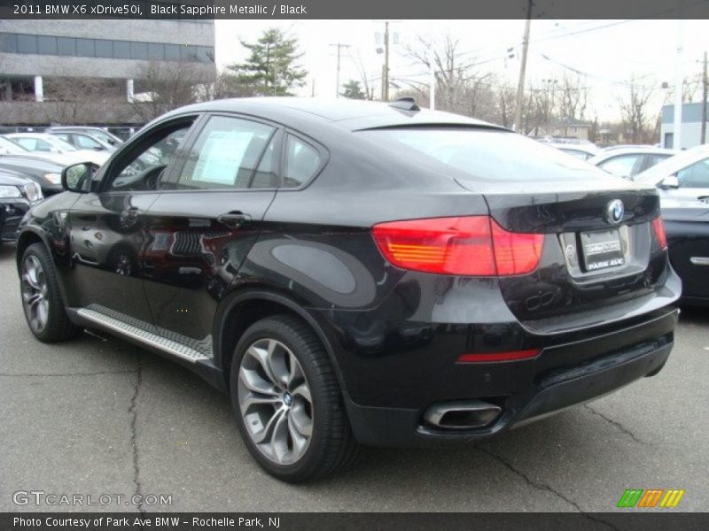 Black Sapphire Metallic / Black 2011 BMW X6 xDrive50i