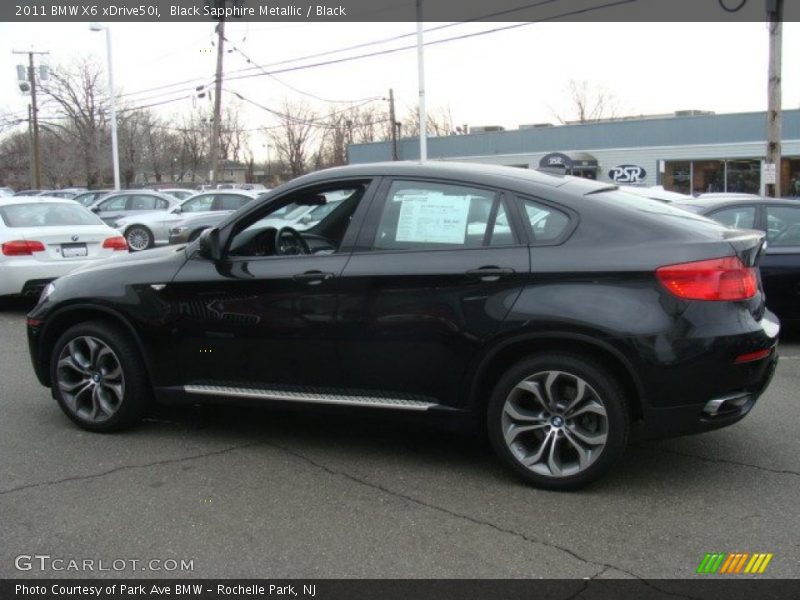 Black Sapphire Metallic / Black 2011 BMW X6 xDrive50i
