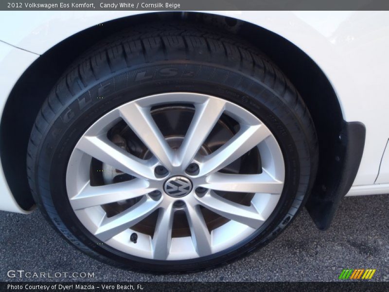 Candy White / Cornsilk Beige 2012 Volkswagen Eos Komfort