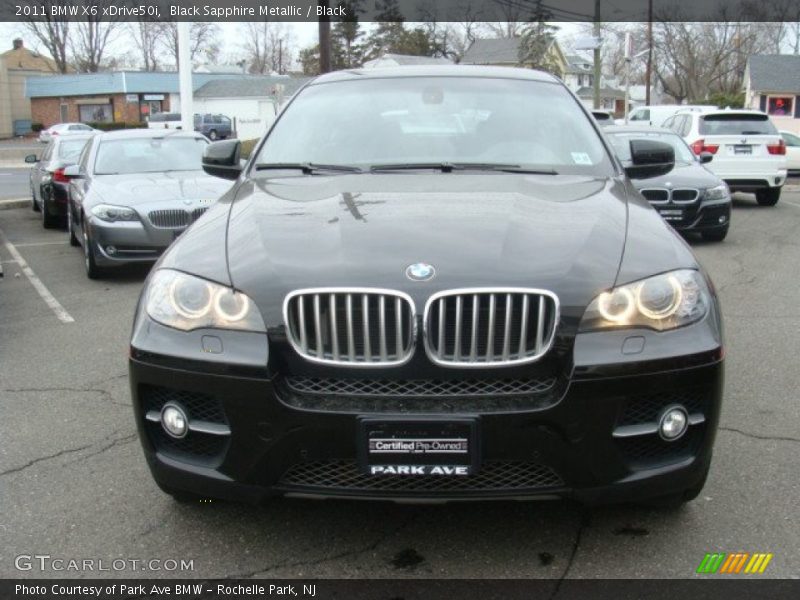 Black Sapphire Metallic / Black 2011 BMW X6 xDrive50i